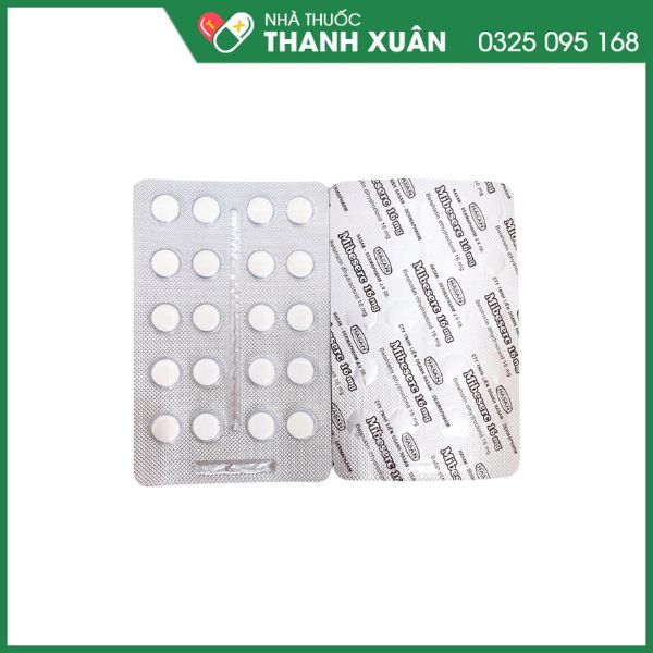 Mibeserc 16mg trị rối loạn tiền đình